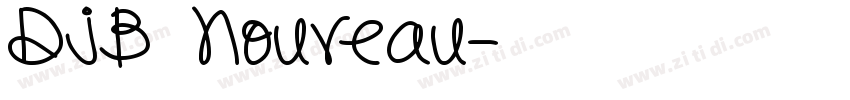 DJB Nouveau字体转换